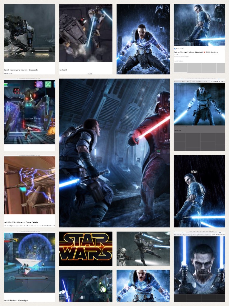 Star Wars the force unleashed is the coolest game!
