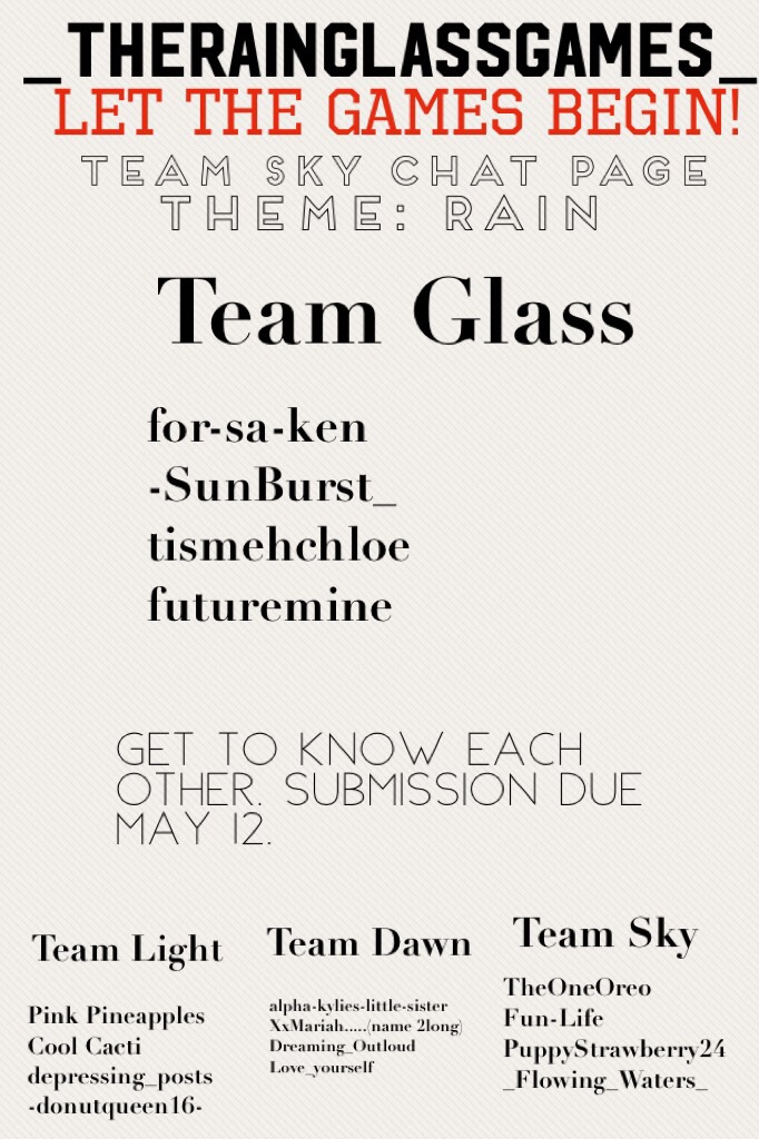 Team Glass Chat Page