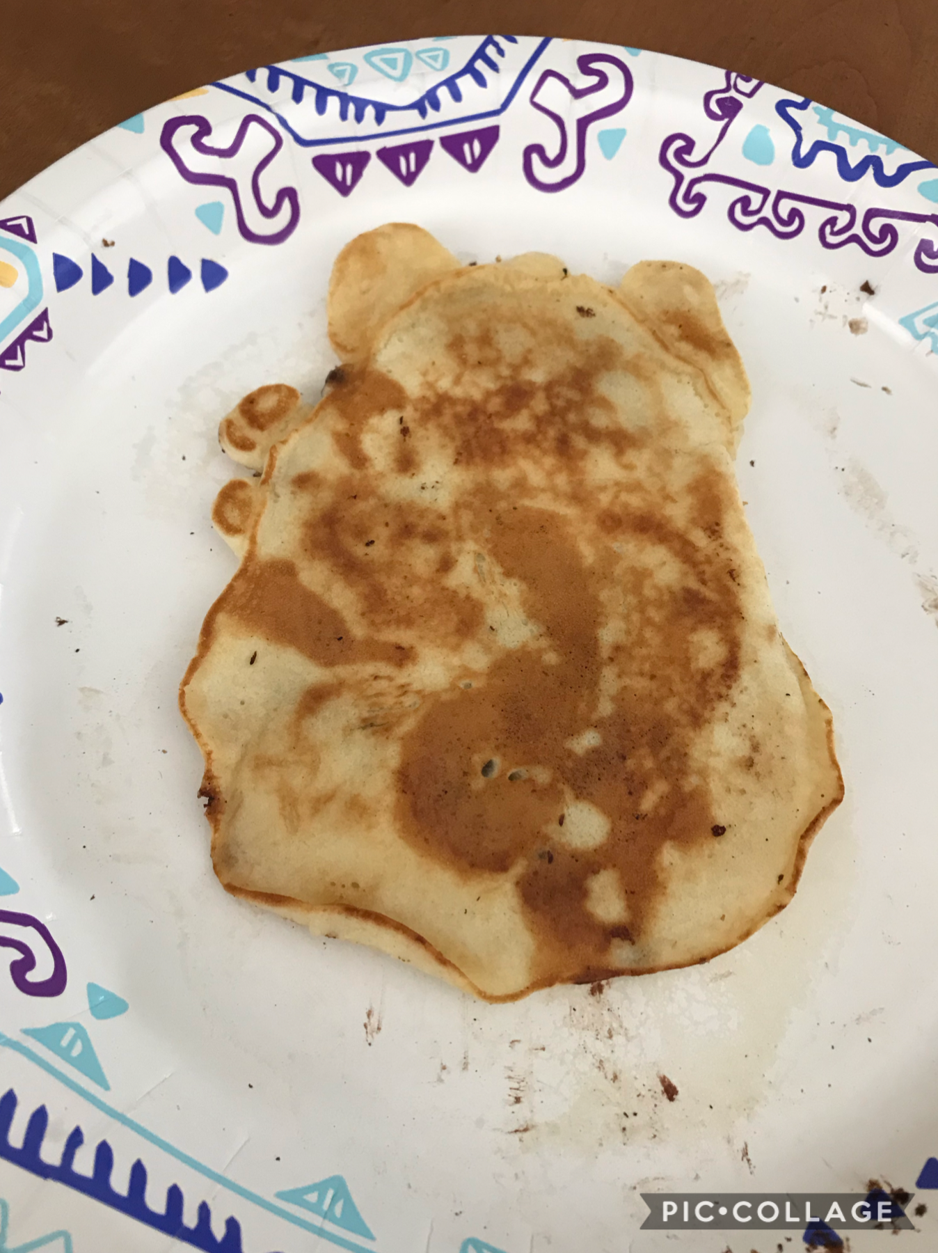 This is a pancake that I named mouse man