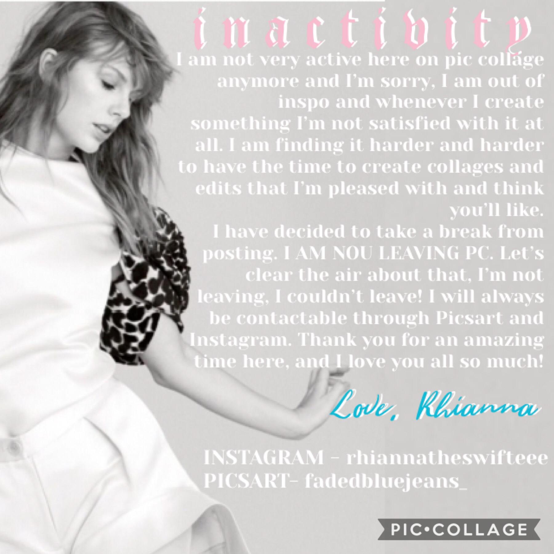 tap 💗
I’m so sorry for the inactivity - you can always talk to me on my Instagram and picsart, and I will be on here time to time to catch up with everyone else!
thank you all, especially Audrey, Abby, Sarah and Faith! I love you all so much!

Love Rhiann