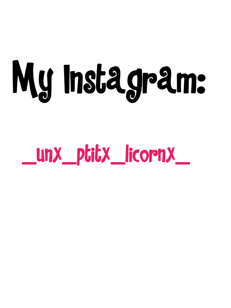 My Instagram: