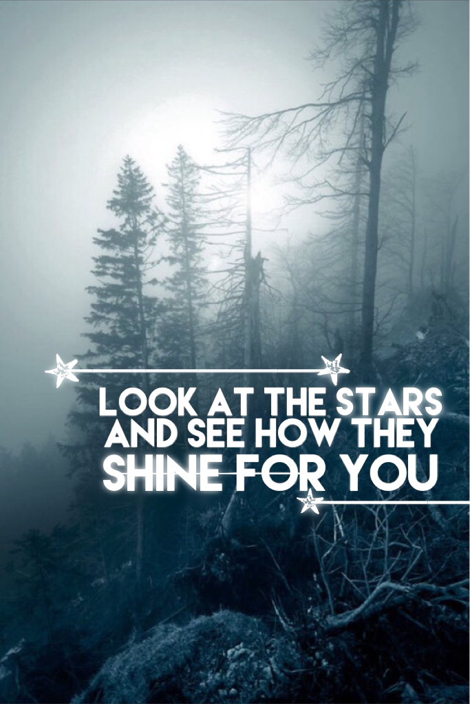 Look at the stars 