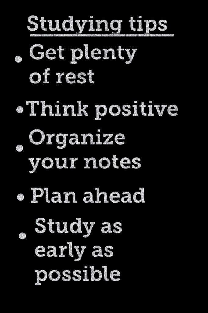 Studying tips📓❤️
