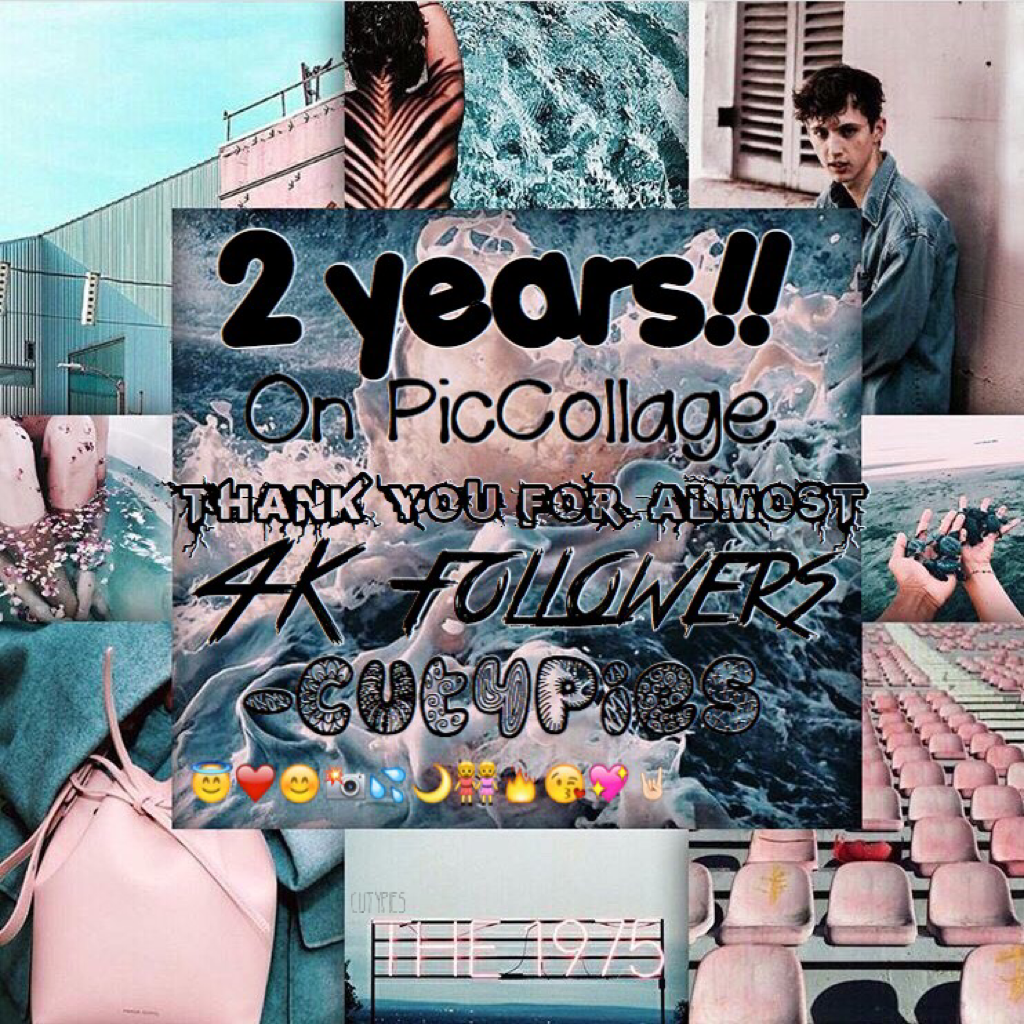 2 YEARS ON PICCOLLAGE!!! ❤️🤘🏻
Thanks cuties for 4K!! 😍🔥 Ahhh we are getting close to my hacked account that had 8k 😘👊🏻 You guys mean the world to me 💖