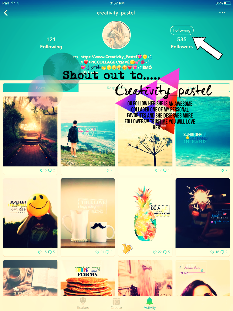 Follow @creativity_pastel