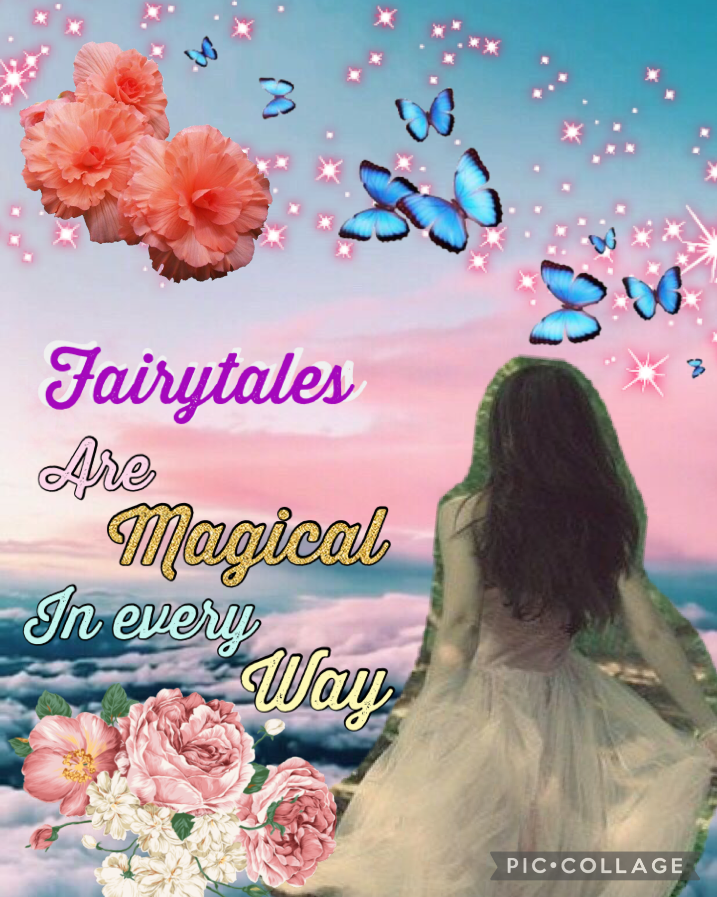 Pastel fairytale aesthetic collage 12.4.21