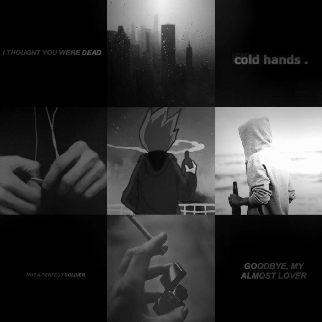 🖤Tap🖤
"I've been sleepwalking, too close to the fire, but it's the only place that I can hold you tight"

Aesthetic thing for a Tomtord story on wattpad to make up for my lack of decent posts