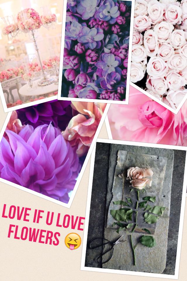Love if u love flowers 😝