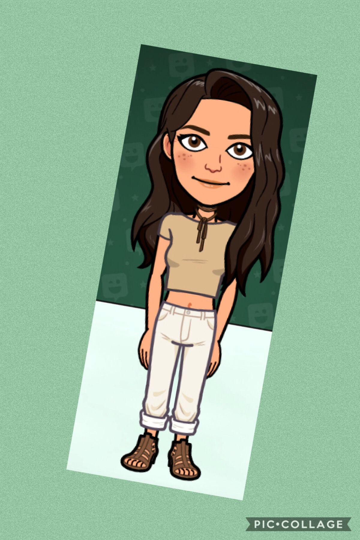 Another Bitmoji picture! This one is kinda what I look like!