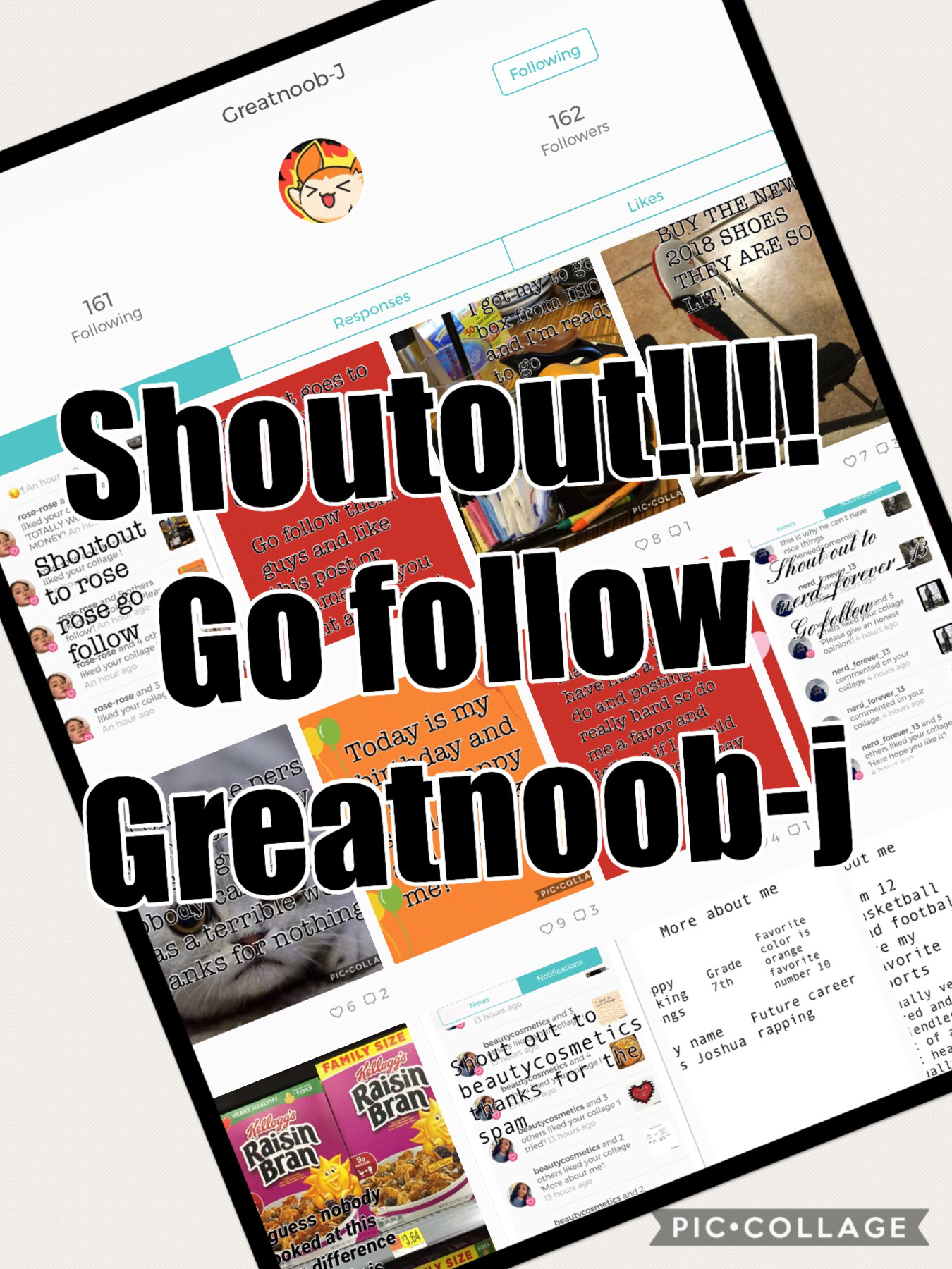 Shoutout!! Just ask in the comments and I will literally give a shoutout to anyone LOL