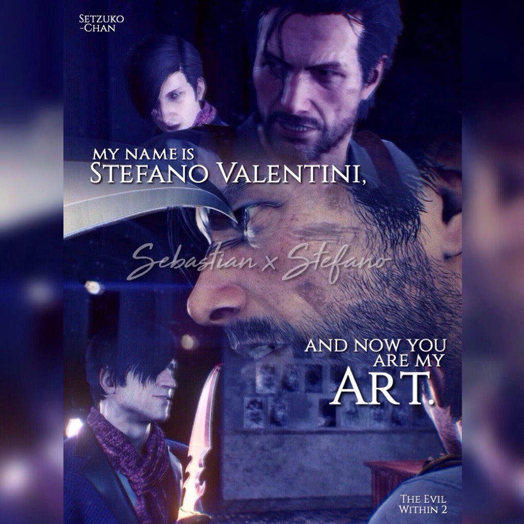 Now, before you get angry at me-- I know, I'm strange! I do, however, ship Stefano and Sebastian. I also shipped Sebastian and Joseph from the first game. I know I'm not the only one!! XD 