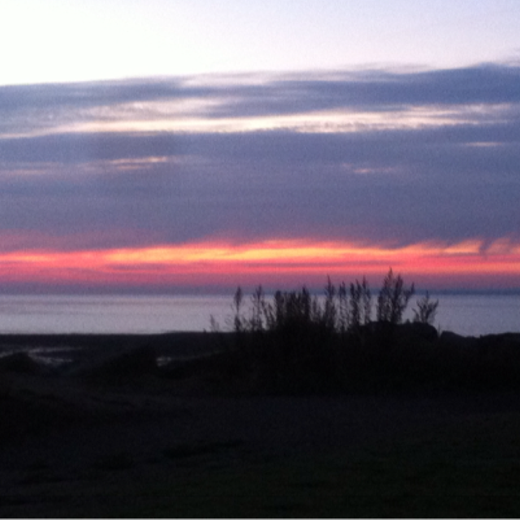 Beautiful sunset at my caravan site! ♥️