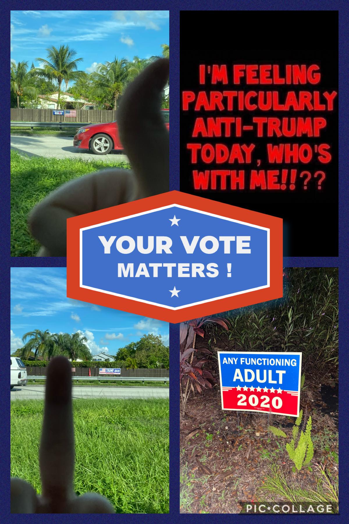 🗳🇺🇸 tap 🇺🇸🗳


hello queens, kings, and royals: my american homies that are 18+: VOTE!! i cannot stress this enough holy smokes,, it’s pretty obvious that i’m not the biggest trump fan,, so here’s my terrible 2020 election mood board 😗✌️