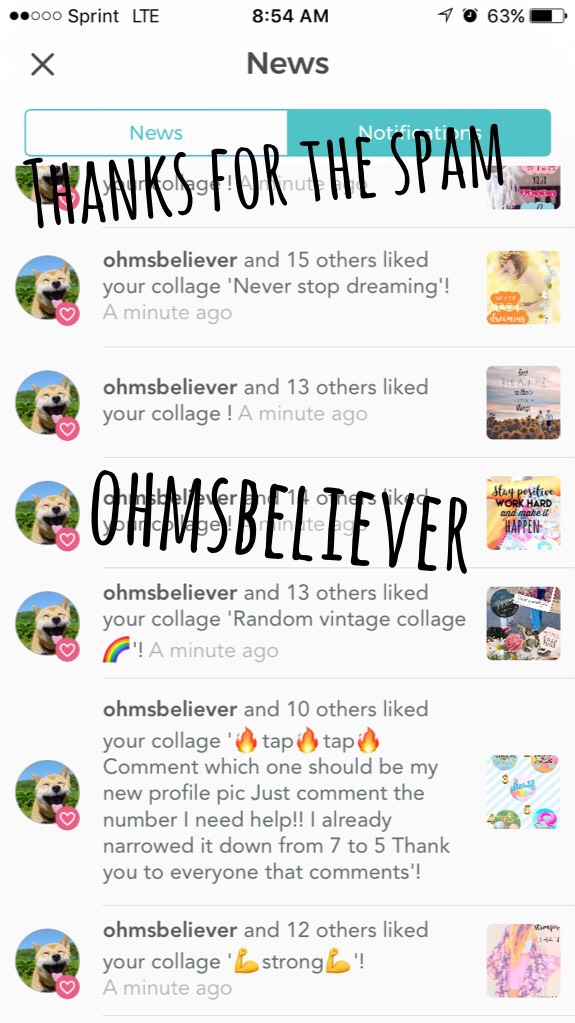 Go follow ohmsbeliever