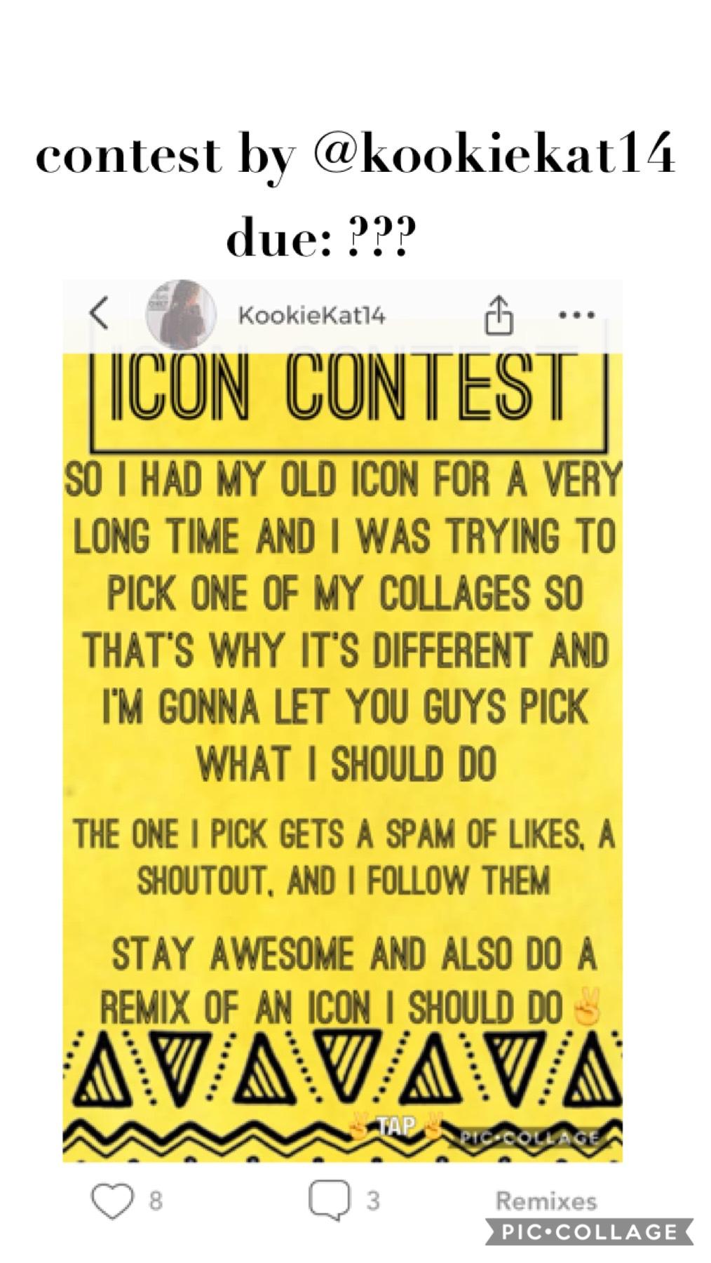 contest at @kookiekat14 's account 