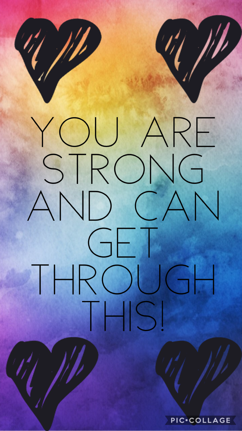 Your strong and can get through this 