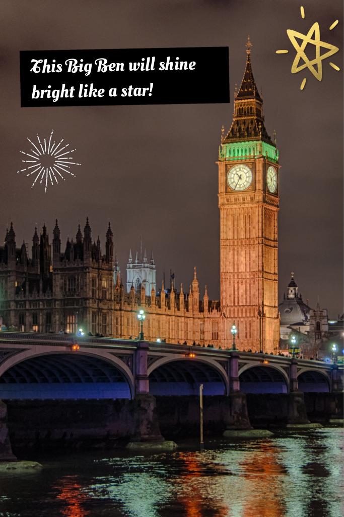 This Big Ben will shine bright like a star!