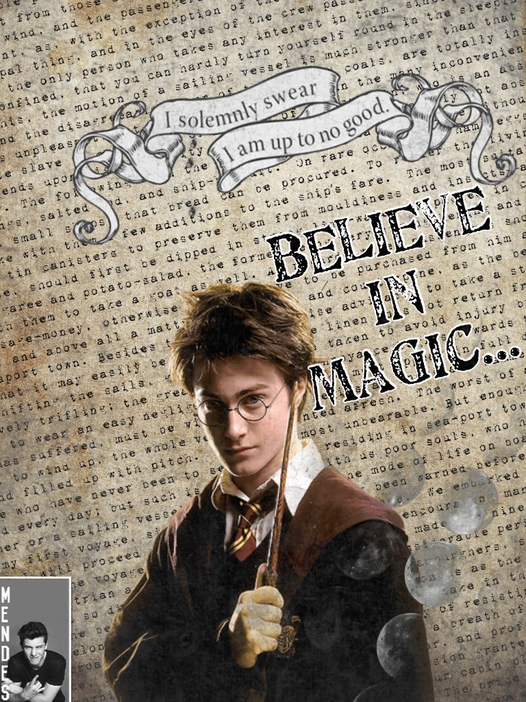 Believe in magic...
Leave a like if ur a potterhead!