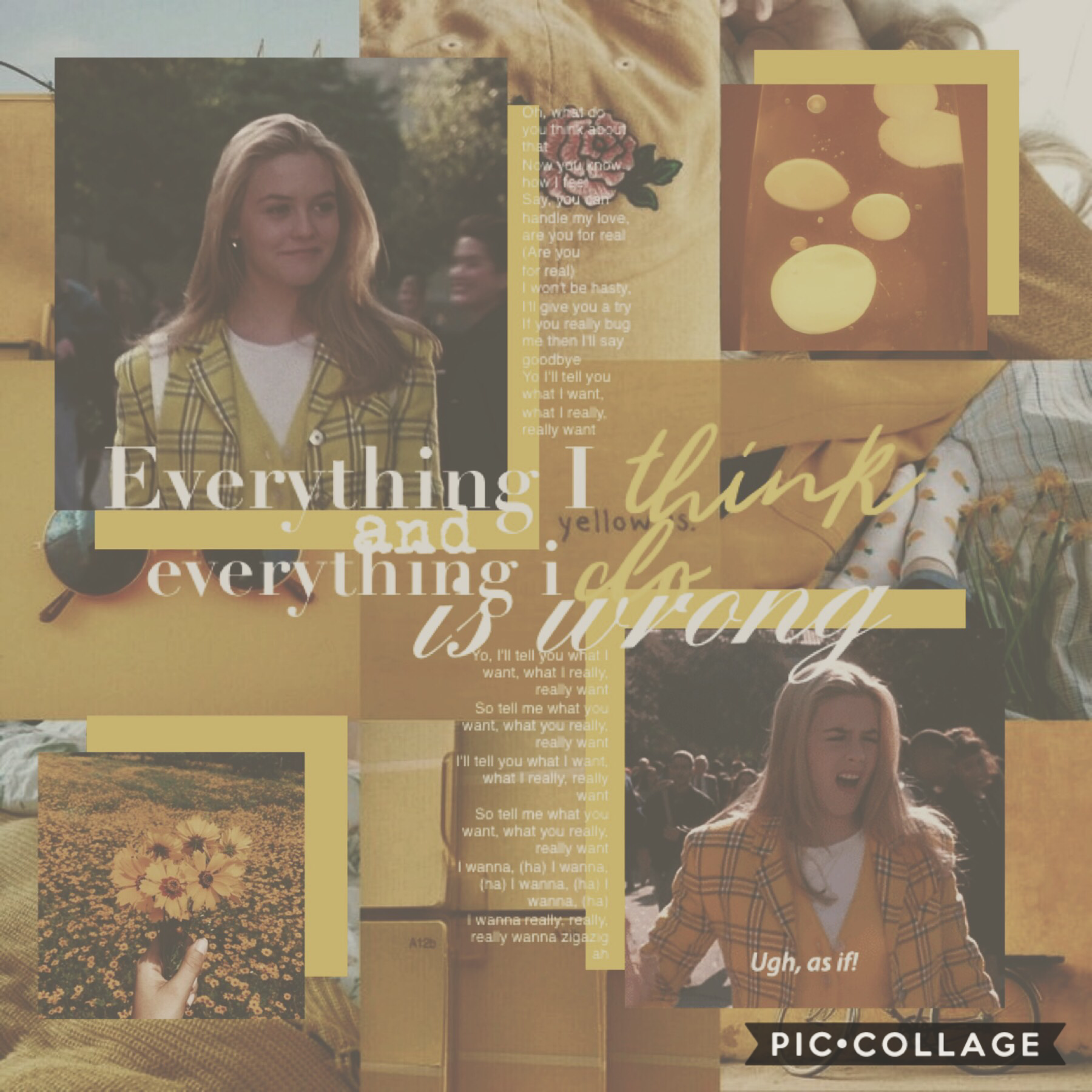 💛TAP💛
Clueless’ Cher! She is so gorgeous and one of the queen of the 90s. Again inspired by @-THIEVES- I’ve been lacking inspired anyone got any ideas? 
———
Lyrics- Wannabe by Spice Girls