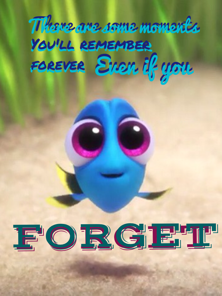 Never forget (baby dory!)