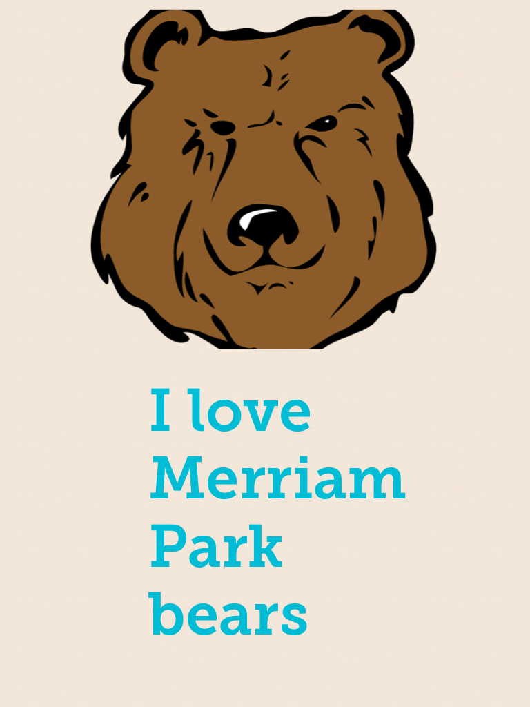I love Merriam Park bears