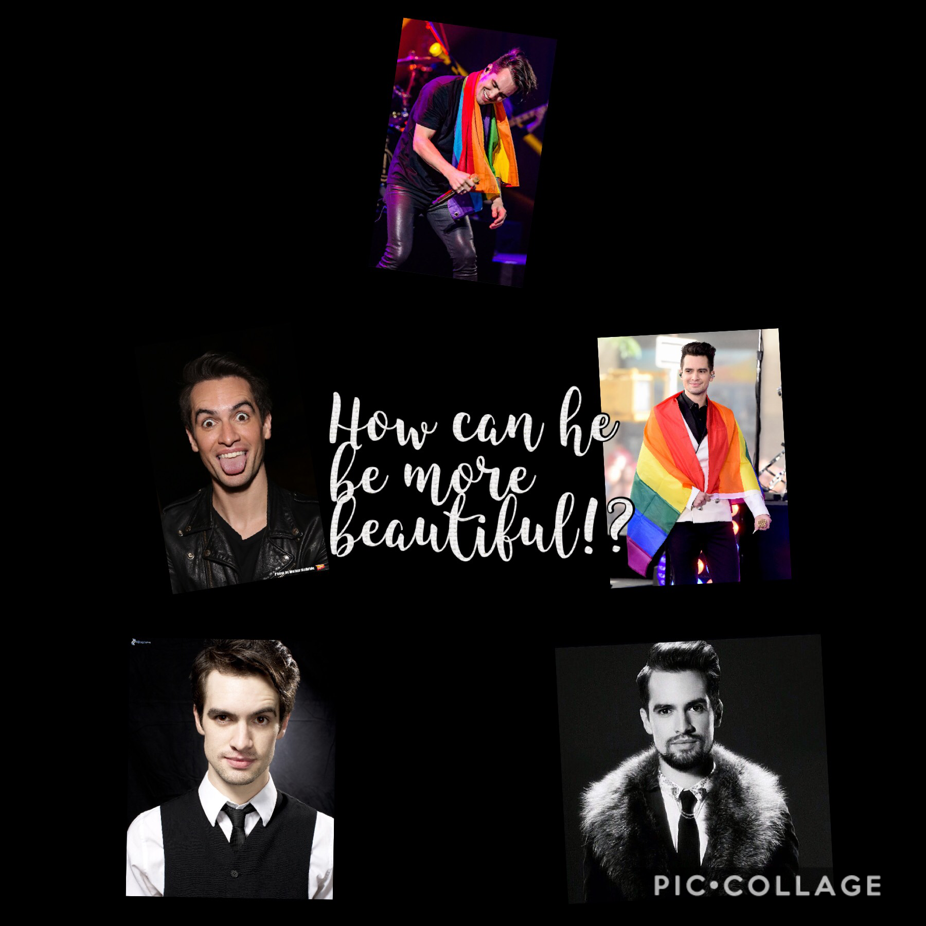 If you can tell I love Brendon Urie he is pansexual and he’s amazing he is so PRETTY! (But he’s married lol)  