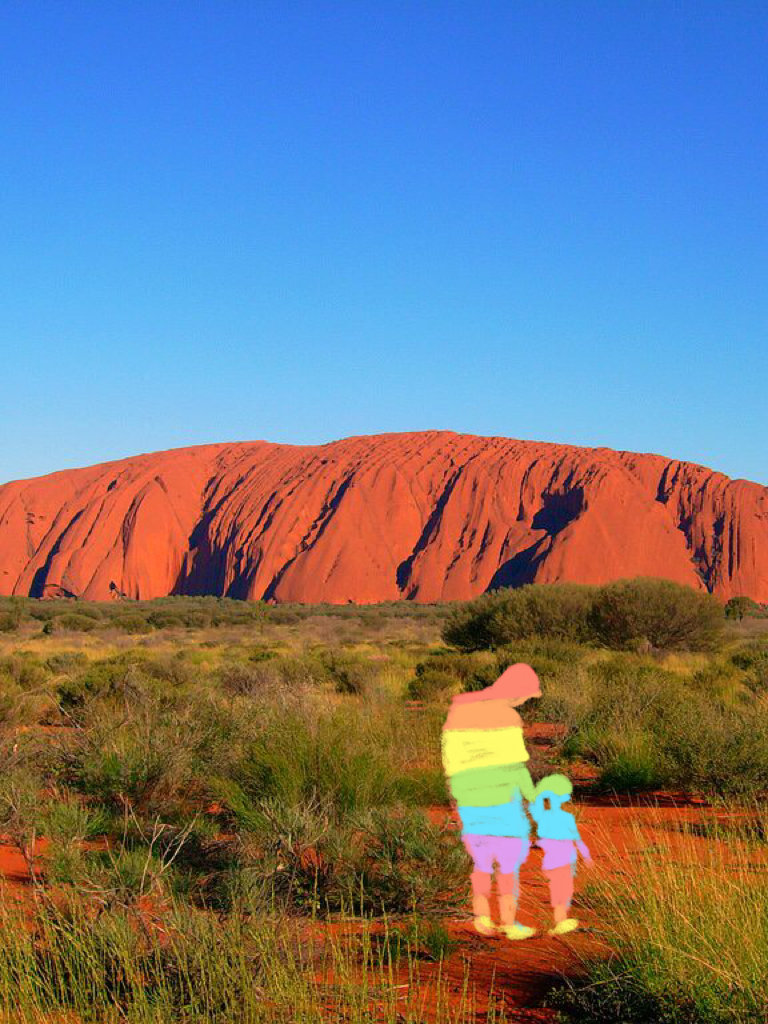 Uluru! (Ayers Rock) i double tap oz!