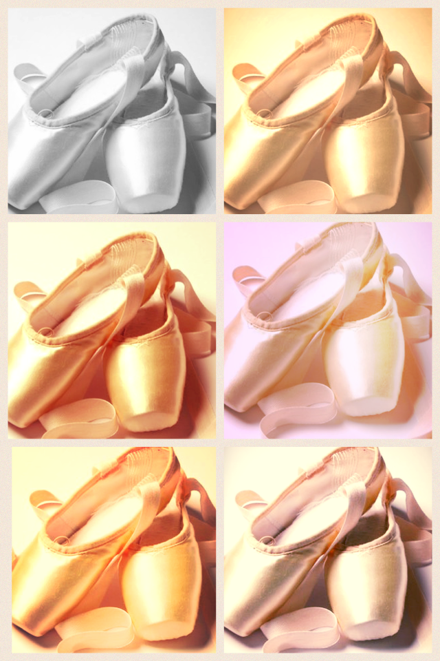 6 Shades of Pointe Shoes 