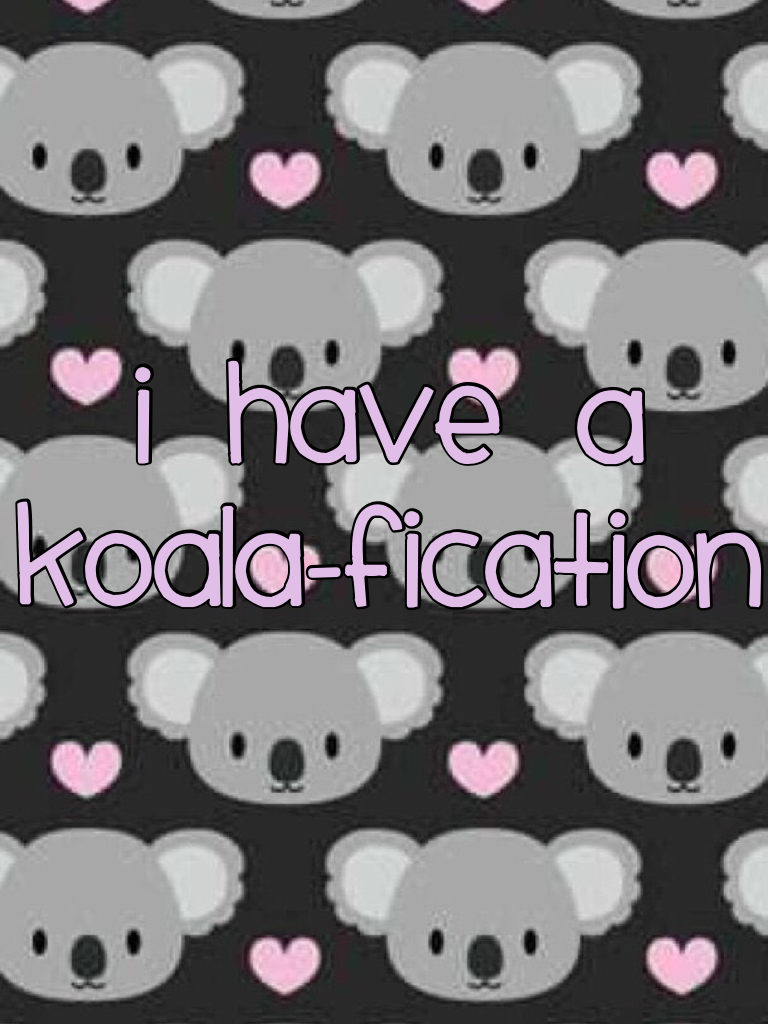I have a koala-fication