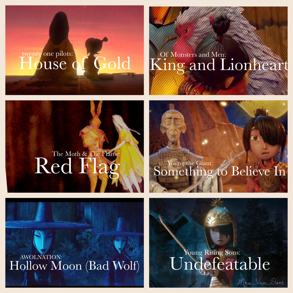 Some of the songs feature in my "inspired by Kubo and the Two Strings " playlist ;)