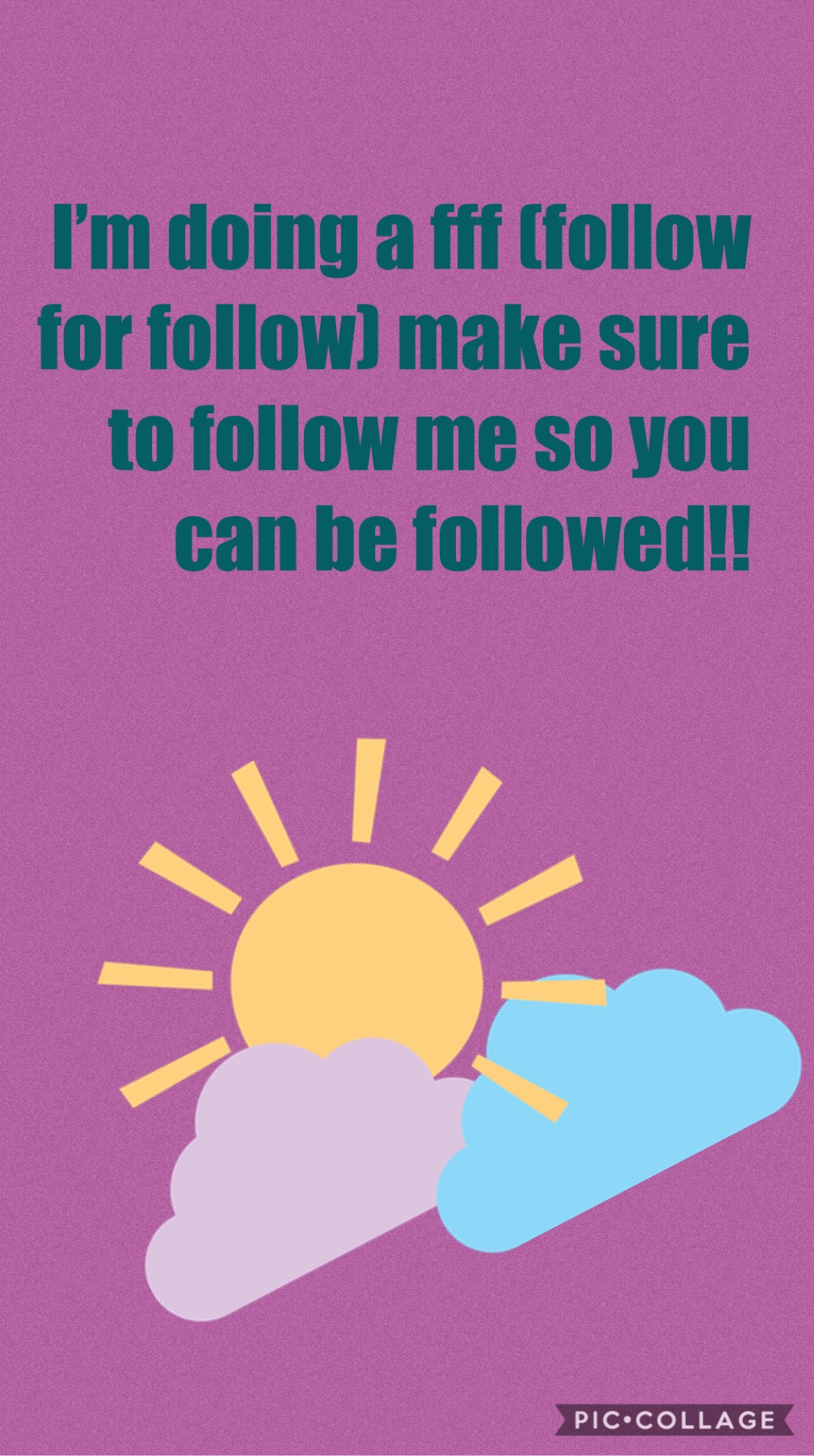Make sure to follow 