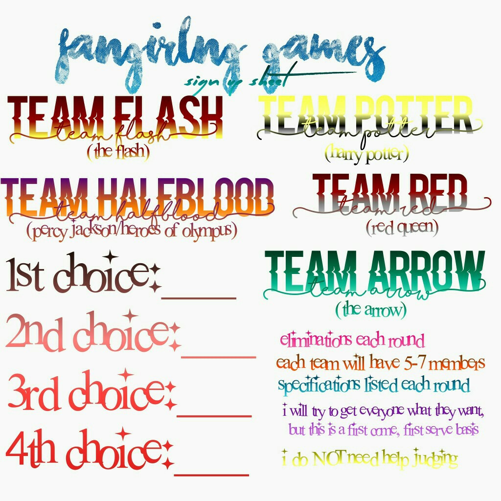 GO TO MY OTHER ACC AND FILL THIS OUT //TAP//
if you fill this out here, you are NOT in the games!!!!
my other acc is @fangurling_xtras23    
GO FOLLOW AND ENTER THE GAMES PLS!!!