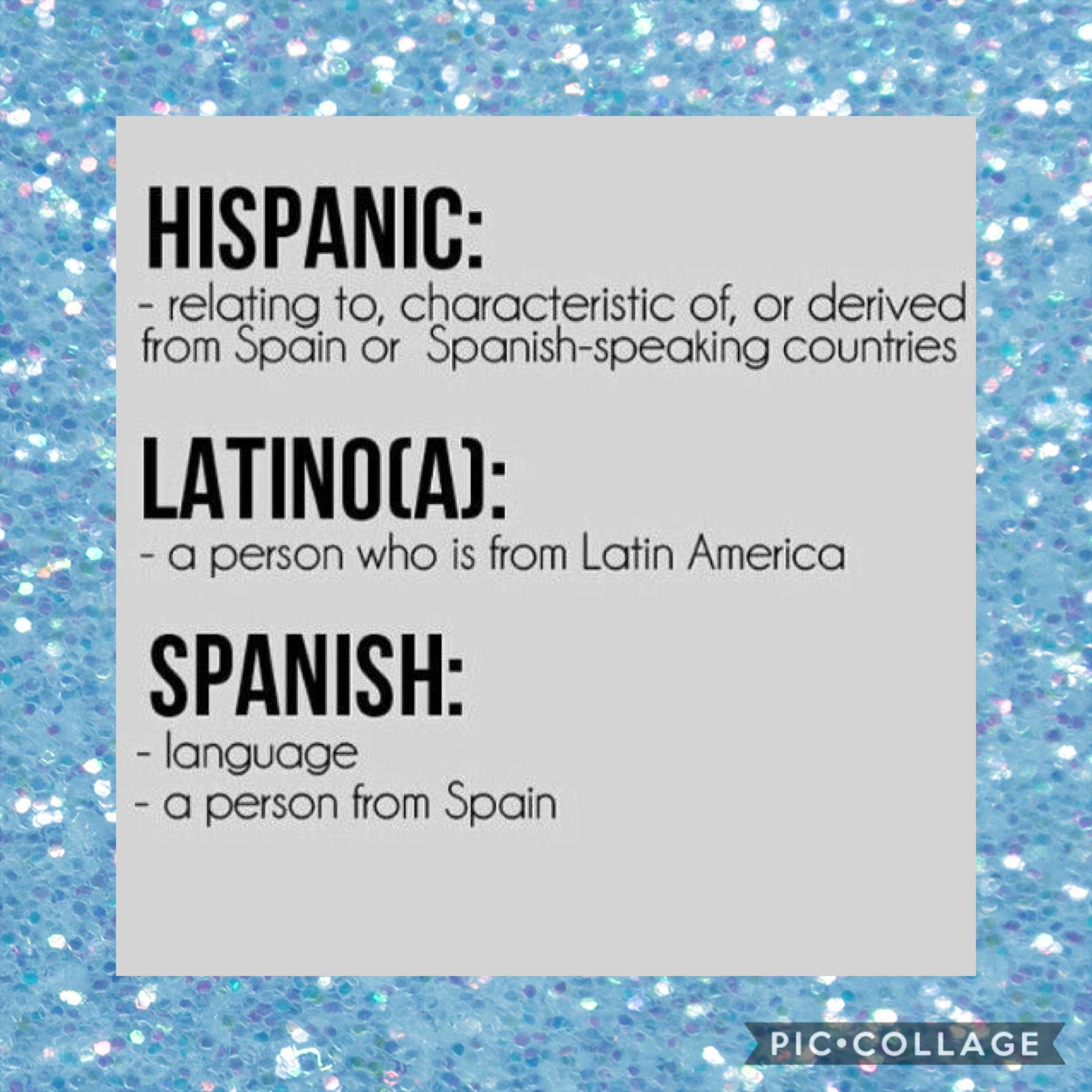 some important concepts to clarify on 💕🙏🏽 latino is not a race, it is an ethnicity 😌 buenos días from your euro-asian latina friend 😂🙆🏻‍♀️ if you ever have any specific questions on Spanish or cosas latinas, do let me know! 😍🥰