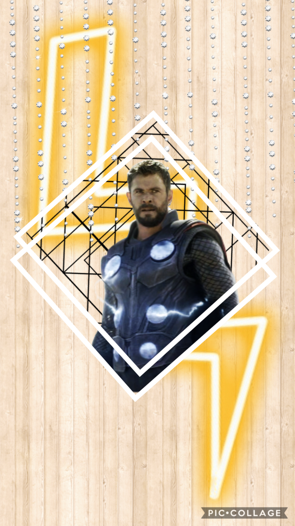 My sister made this one means the next two posts. Thor