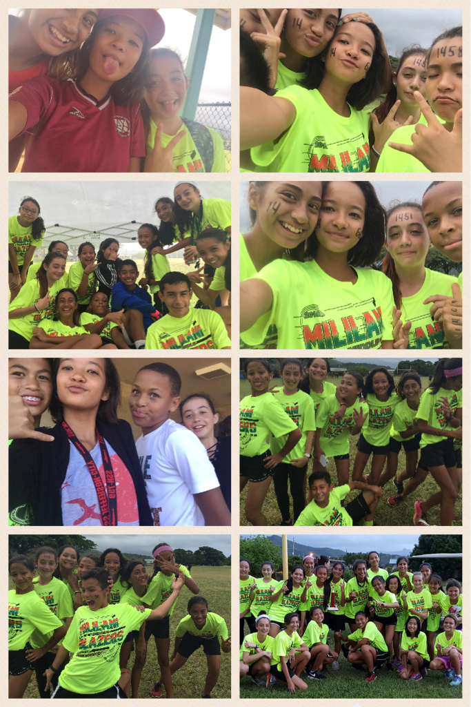 2016 mililani middle cross country team! Way to go mililani we dominated all the other schools with 1st place boys and girls!!!😎that's how we do it😋we gon rule mililani middle👑
