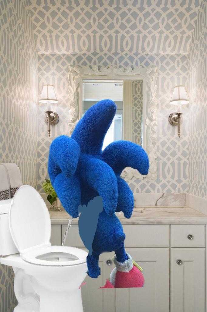 Sonic is peeing for some reason