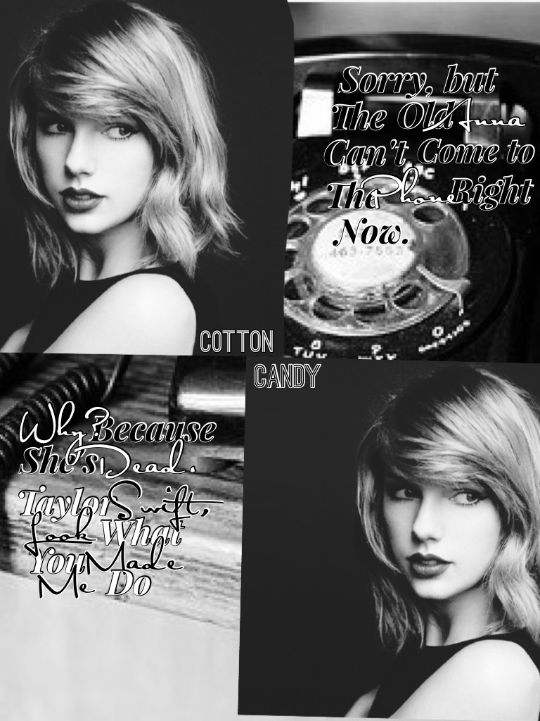 👑Tap👑
This is my new favorite song!!!! 
QOTD: Fairy or mermaid?
AOTD: Fairy Does anyone else watch Winx club? I just started and I'm watching the movie right now
Tags: Taylor Swift, Black and white, Look what you made me do, phone, C0TTONCANDY 