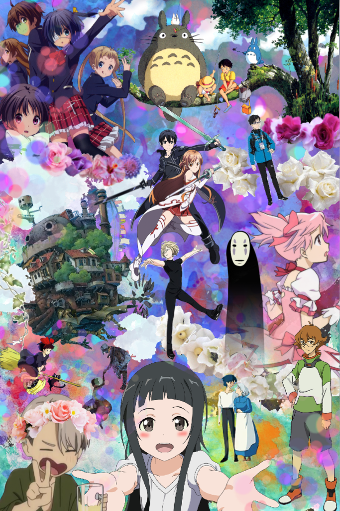 My second anime character edit! More of a soft, watercolor, pastel aesthetic this time. I also added in my favorites from Studio Ghibli, Pidge from Voltron, and Yuri Katsuki & skating Yuri Plisetsky. I really made this for myself, but I'm sharing it just 