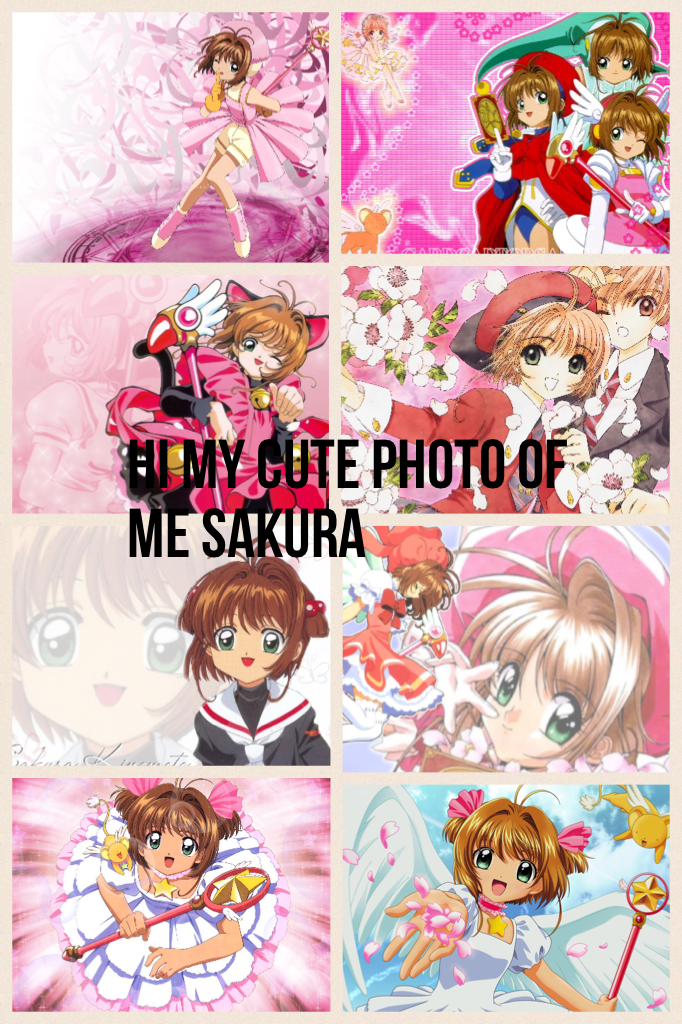 Hi my cute photo of me sakura