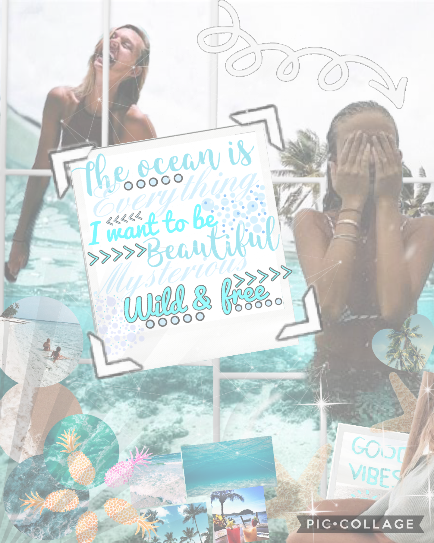 💦3~18~21💦
1st collage!🌊
What do you guys think?
Comment down below what  you guys want me to post!:)
Have a good day!