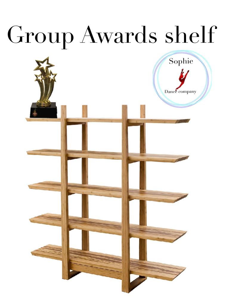 Group Awards shelf
