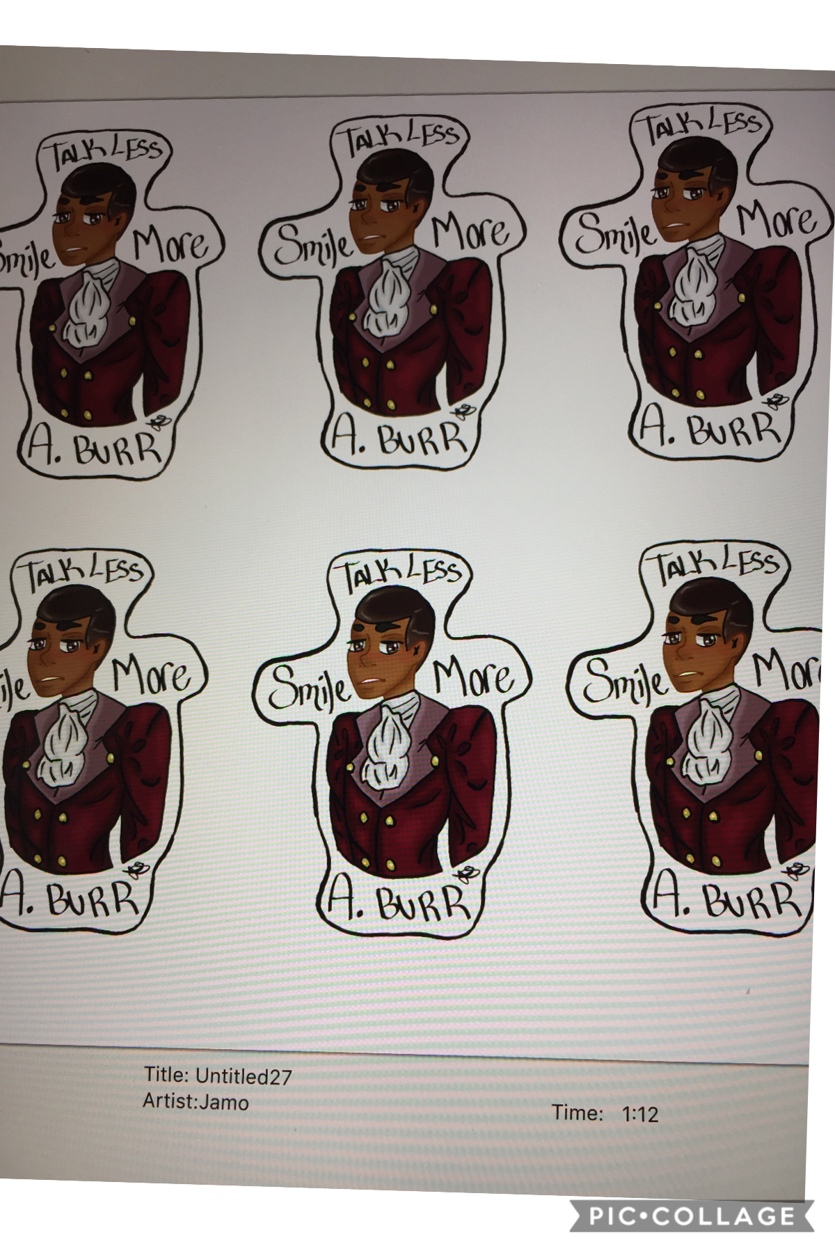 Aaron Burr stickers! Tap
Omg I’ve been reading a fan fiction for the past couple days and it ended so sadly and now I’m sad. 