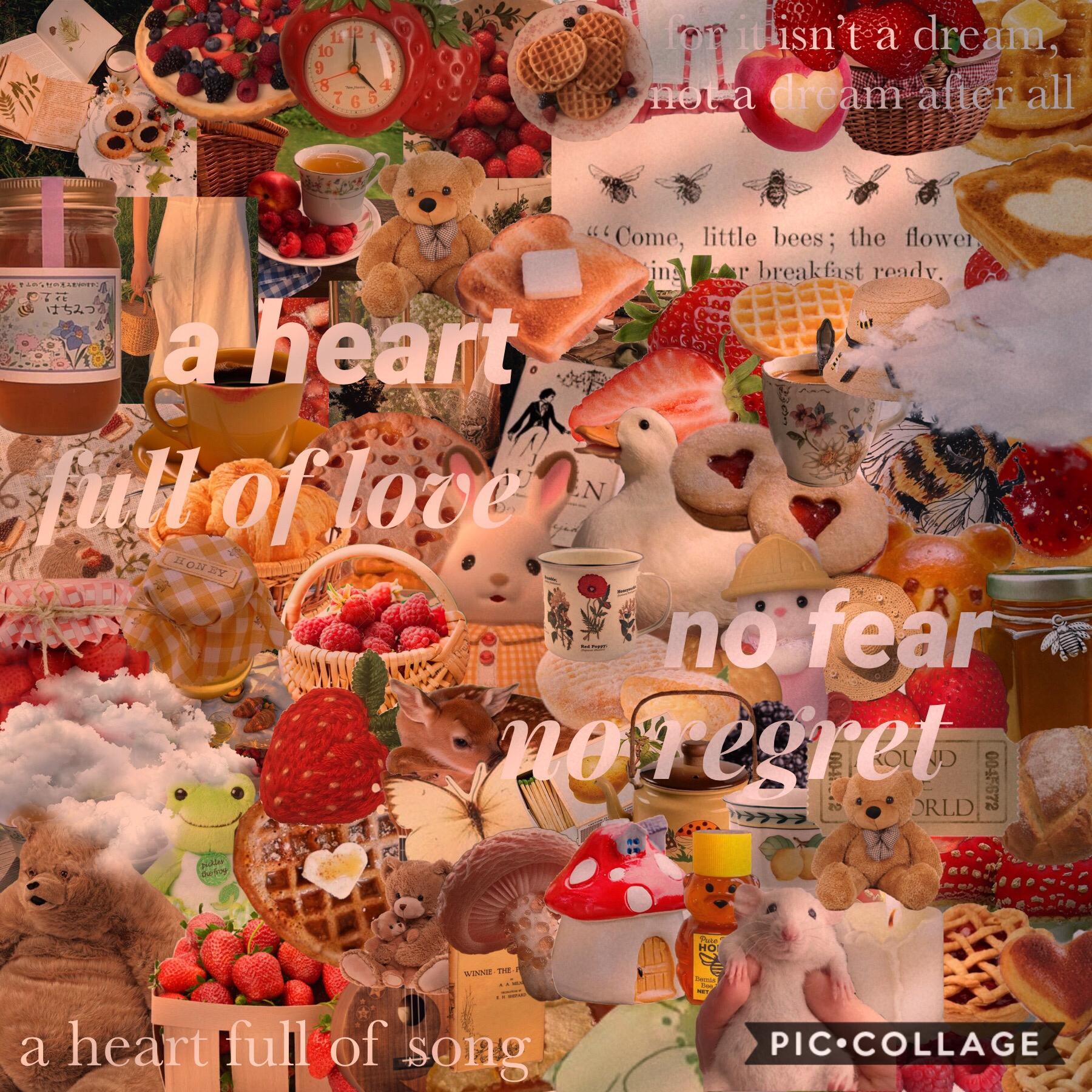 🍓 t a p 🍓 
🍯 ok so this song is “a heart full of love” from les mis and it’s so cute 
🍯 I kinda think this is really cute? Like all the colors and stuff 🥰
🍯 How are you guyssss? 