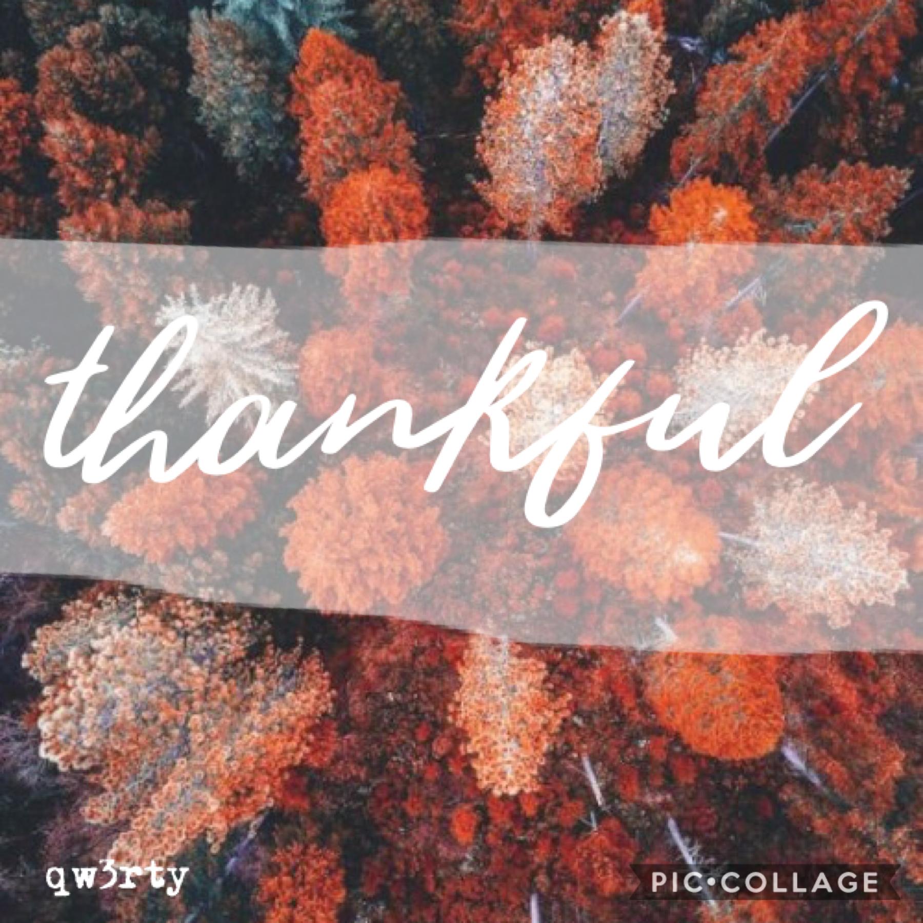Tap
Happy thanksgiving y’all!
We all have so much to be thankful for, I can’t fit it all here! It’s been so looong, I’ve been so busy with school and stuff😩 Leeli