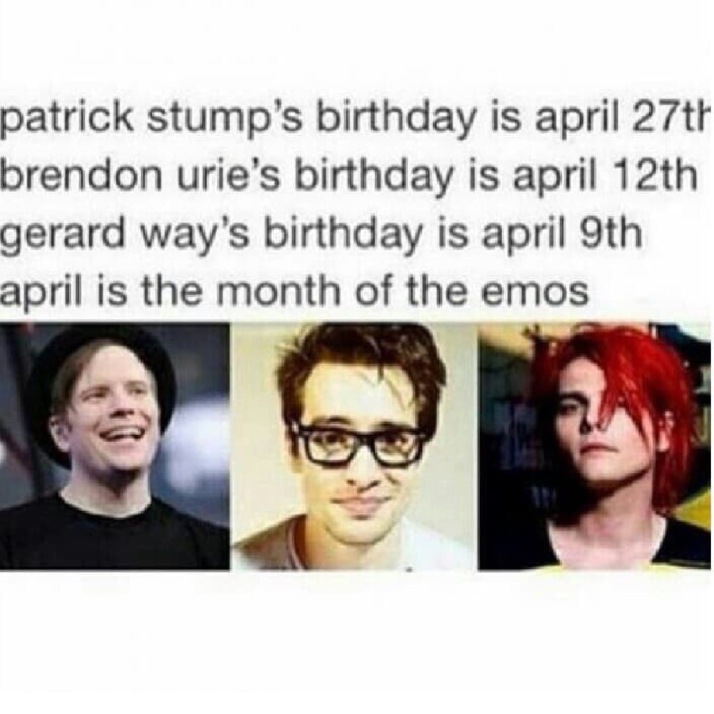 Happy 33rd birthday to Patrick Stump!
I feel like every group account that has existed just falls apart,  and PC is falling apart ¯\_(ツ)_/¯ //JJ