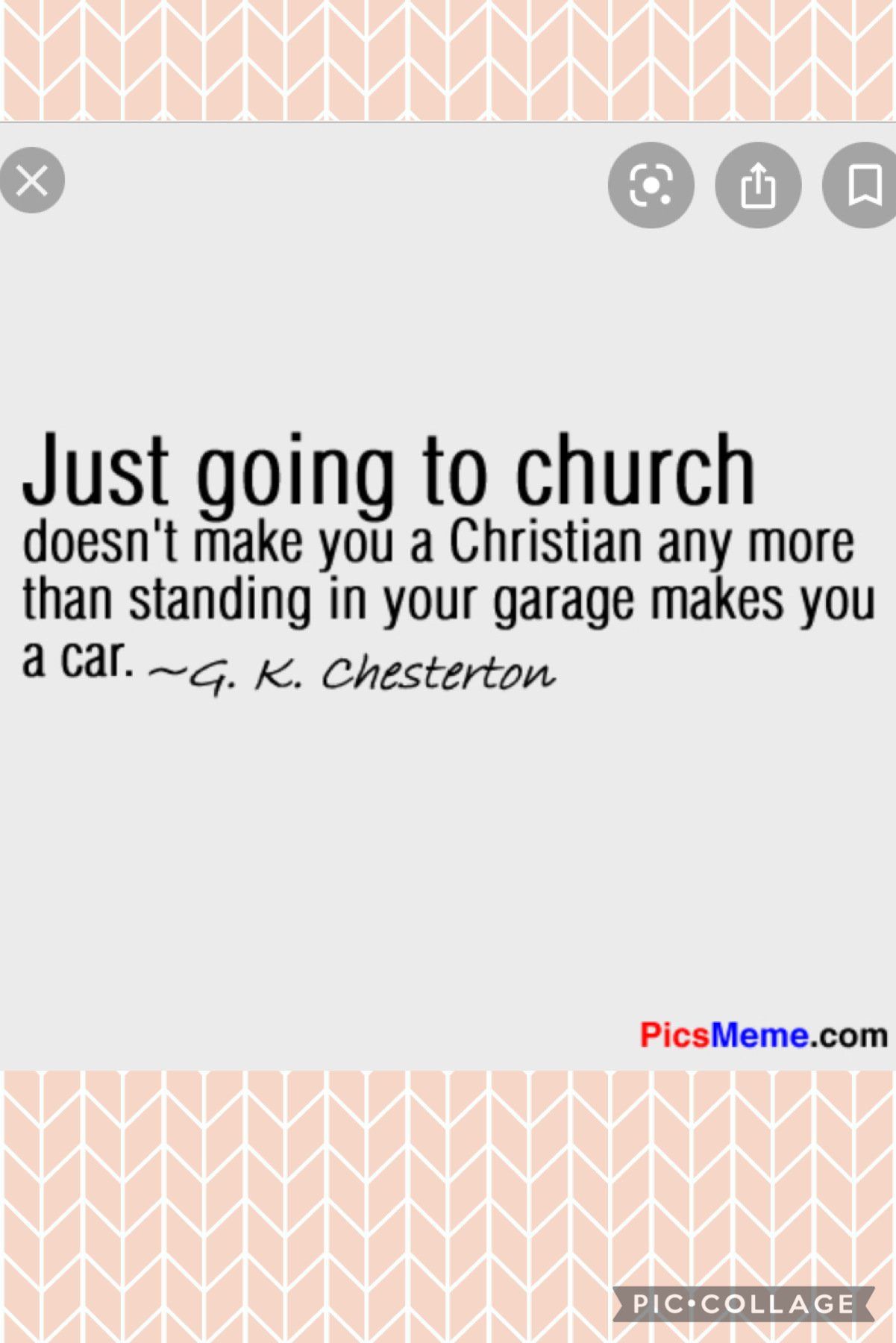 I found this quote and thought I would share this. But this not me judging anyone who doesn’t go to church.