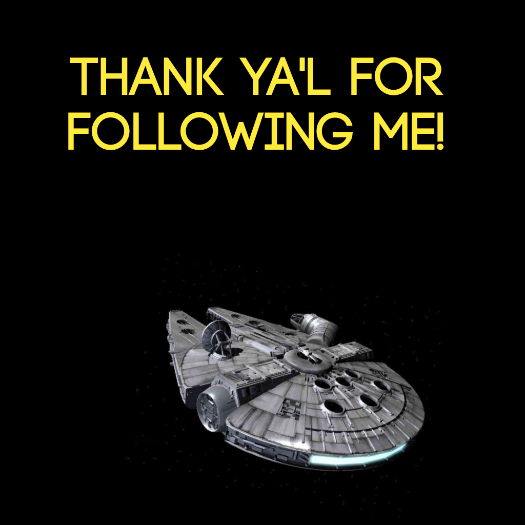 Thank ya'l for following me!