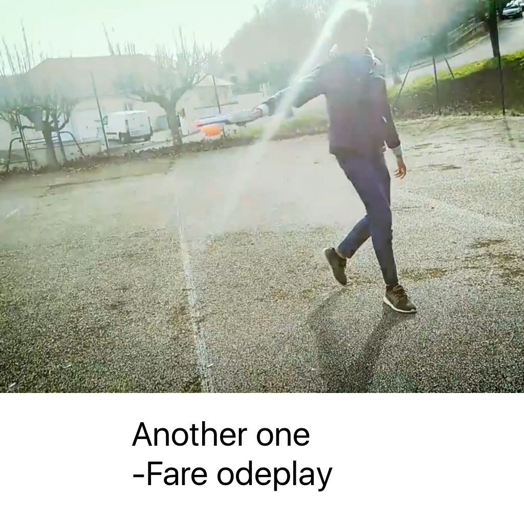 Another one
-Fare odeplay