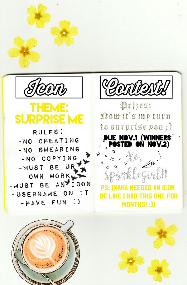 ✌Tap✌
Ahhh it's finally here guys! hope u enter!😉 2nd contest! I haven't had a contest before in like forever!!!  • N E W    T H E M E    c o m i n g    s o o n ! •
Sorry I've been in a sad mood lately so that's why I haven't been active, but things are g