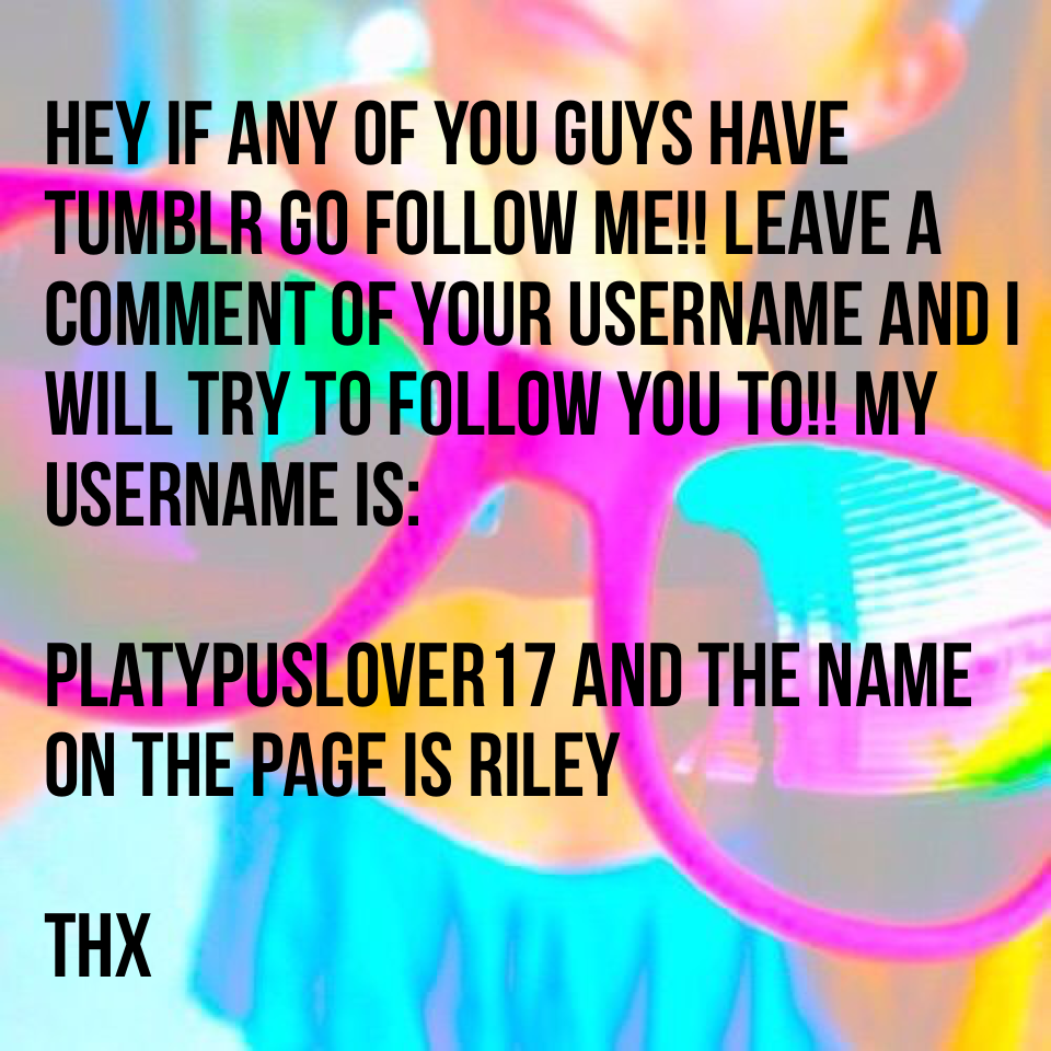 Leave a comment of your username on tumblr❤️❤️❤️❤️❤️❤️❤️